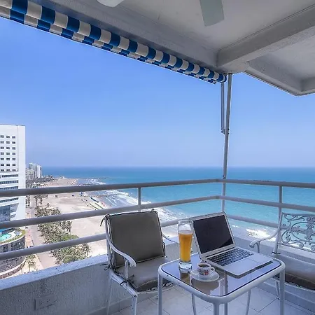 Bocagrande Pelican - Con Vista Al Mar Apartamento *